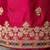 Rani pink premium chinon embroidered sharara suit with dupatta