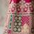 Rani pink premium chinon embroidered sharara suit with dupatta