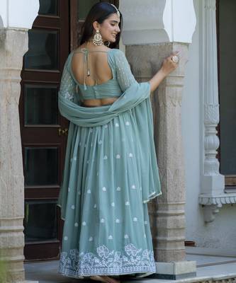 Designer Lehenga Choli for wedding Party Wear 4