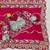 Rani Pink Silk Blend Saree With Embroidery Mirror Cutwork