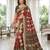 Multi Color Beautiful 3Mm & 5Mm Sequins And Jari Dori Embroidered Lace Border Silk Blend Saree