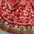 Red Color Beautiful 3Mm & 5Mm Sequins And Jari Dori Embroidered Lace Border Silk Blend Saree