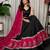 Black Embroidery sequin and foil mirar Vichitra silk blend Lahenga choli Set
