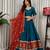 Morpich Embroidery sequin and foil mirar Vichitra silk blend Lahenga choli Set