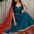 Morpich Embroidery sequin and foil mirar Vichitra silk blend Lahenga choli Set
