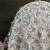 Silver thread embroidered silk clutch