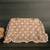 Gold embroidered silk handbag