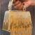 Gold beaded silk tassel handbag