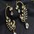 Gold Peacock Ear Cuff Earrings, Kundan Ear Crawler, Bridal Ear Wrap,Statement Ear Climber