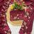 maroon color multi color thread work on border with cutwork silk blend saree