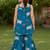 Girls Sleeveless Cotton Kurta & Churidar Salwar Set