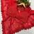 Dark red georgette embroidered saree with sequins work