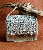 Diamond hinted kasse silver