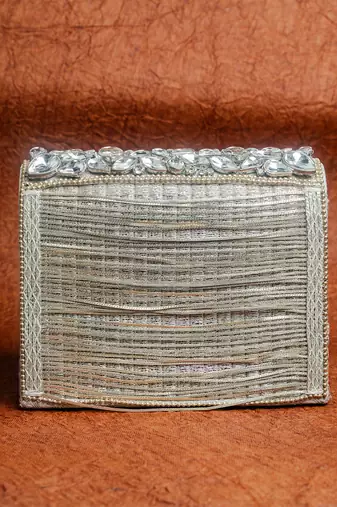 Diamond hinted kasse silver