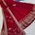 maroon faux georgette readymade anarkali suit with embroidery & sequence work