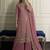 pink georgette readymade suit with embroidery & sequence work