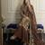 brown georgette readymade suit with embroidery & sequence work