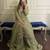 green georgette readymade suit with embroidery & sequence work