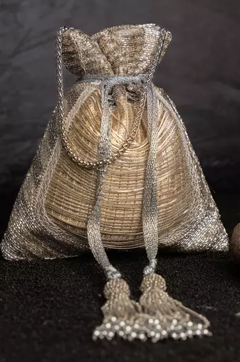 Hinted pewter silver