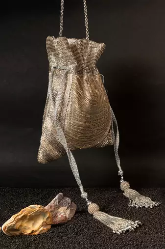 Hinted pewter silver