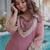 peach silk blend  readymade suit with real mirror & sequence work