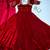 Maroon silk Blend  party wear anarkali gown with zari embroidery