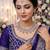 purple rhodium-plated agate stone necklace set with earrings & maang tikka