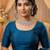 white rhodium-plated agate stone necklace set with earrings & maang tikka
