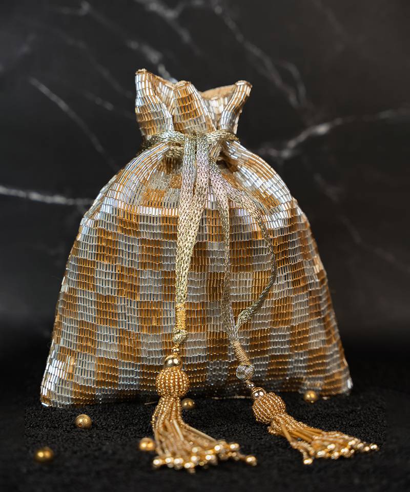 Shades of gold tassel