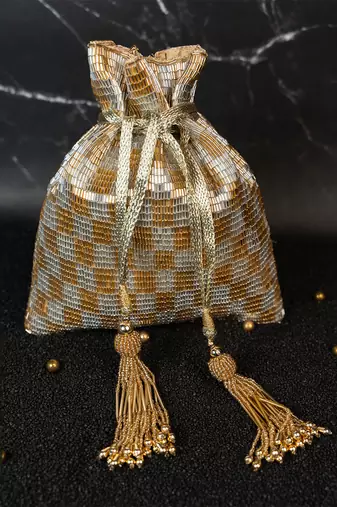 Shades of gold tassel