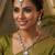 white mehndi-plated agate stone necklace set with earrings & maang tikka