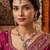 pista matte mehndi-plated agate stone necklace set with earrings & maang tikka