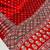 Red Colour Mirror Work Border And Red Pallu With Red Tassels (Latkan) With Ajarakh Print Gajji Silk Saree