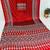 Red Colour Mirror Work Border And Red Pallu With Red Tassels (Latkan) With Ajarakh Print Gajji Silk Saree
