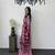 Wine Colour Mirror Work Border And Red Pallu With Red Tassels (Latkan) With Ajarakh Print Gajji Silk Saree