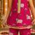 Girls Sleeveless Cotton Kurta & Churidar Salwar Set