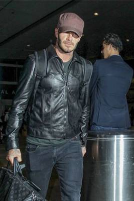 Men's black lambskin leather jacket 2 envelope pocket & button detail 1