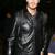 Men's black lambskin leather jacket 2 envelope pocket & button detail