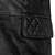 Men's black lambskin leather coat 2 envelope pocket & button  quilted collar detail