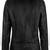 Men's black lambskin leather jacket straight zipper & café racer collar style
