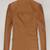 Men's beige   lambskin leather coat 2 flap pocket & button detail