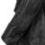 Men's black lambskin leather coat 2 envelope pocket & button detail