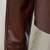 Men's  brown lambskin leather coat 4 envelope pocket & snap button style