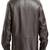 Men's brown lambskin leather blazer coat 2 flap pocket & zipper style