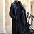 Men's black lambskin leather coat-2 envelope pocket button & lapel strap style