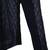 Men's black lambskin leather coat -2 pocket button  quilted blazer style