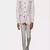 Men's off white  lambskin leather coat - 4 envelope pocket & button style