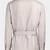 Men's off white  lambskin leather coat - 4 envelope pocket & button style