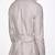 Men's off white  lambskin leather coat - 4 envelope pocket & button style