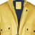 Men's yellow genuine leather coat -4 envelope pocket & waist belt style